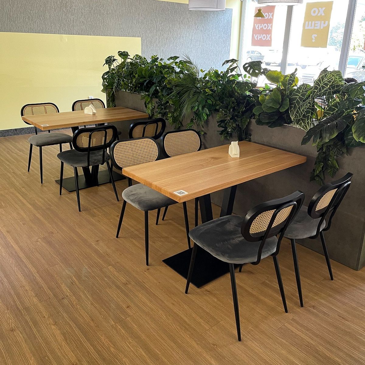 Furniture cafe custom meja kursi lemari